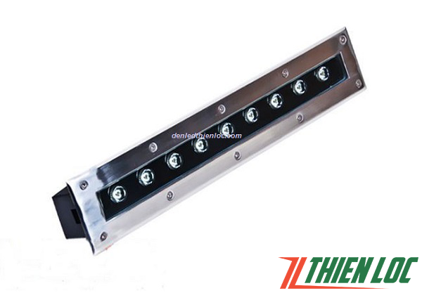 den-led-am-dat-chu-nhat-9w Đèn led âm đất chữ nhật 9w