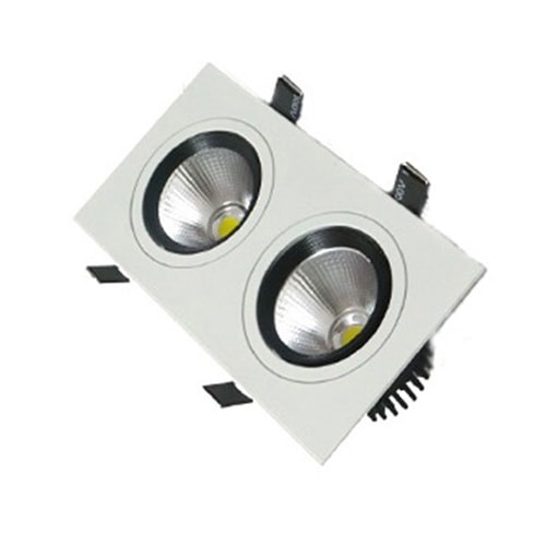 Đèn Led downlight âm trần mặt vuông đơn 7w