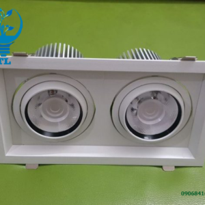 Đèn downlight đôi âm trần 2x30w