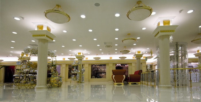 Đèn Led ốp trần vuông đen 6W