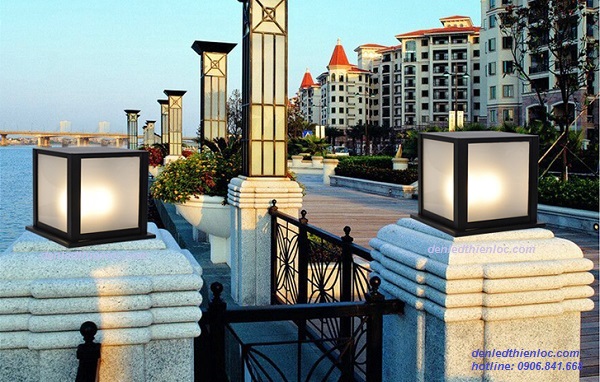 Đèn trụ cổng vuông TL57